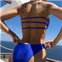 Роздільний купальник-бандо синього кольору 916211111 Ghazel фото - Luxbikini