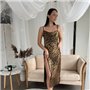 Зваблива леопардова шовкова комбінація 845911111 Ghazel фото - Luxbikini