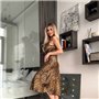 Зваблива леопардова шовкова комбінація 845911111 Ghazel фото - Luxbikini