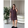 Шовкова сорочка на ґудзиках для дому PLUS SIZE 102461111 Ghazel фото - Luxbikini
