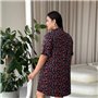Шовкова сорочка на ґудзиках для дому PLUS SIZE 102461111 Ghazel фото - Luxbikini