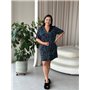 Шовкова сорочка на ґудзиках для дому PLUS SIZE 102511111 Ghazel фото - Luxbikini