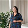 Шовкова сорочка на ґудзиках для дому PLUS SIZE 102511111 Ghazel фото - Luxbikini