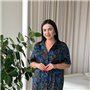 Шовкова сорочка на ґудзиках для дому PLUS SIZE 102511111 Ghazel фото - Luxbikini