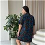 Шовкова сорочка на ґудзиках для дому PLUS SIZE 102511111 Ghazel фото - Luxbikini