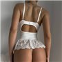 Білий еротичний пеньюар спокуслива білизна 123461111 Ghazel фото - Luxbikini