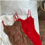 Еротична прозора сорочка з червоною шнурівкою на спинці 410011111 Ghazel фото - Luxbikini