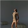 Розкішна в"язана туніка в нюдовому кольорі 128421111 Ghazel фото - Luxbikini