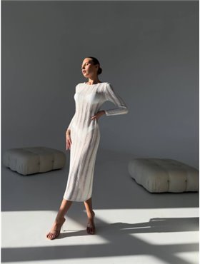 Пляжна туніка довжини міді 128501111 Ghazel фото - Luxbikini