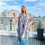 Розкішна максі сукня- туніка PLUS SIZE для відпочинку 874611111 Ghazel фото - Luxbikini