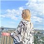 Розкішна максі сукня- туніка біла PLUS SIZE для відпочинку 874711111 Ghazel фото - Luxbikini