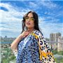 Розкішна шовкова довга леопардова сукня-туніка PLUS SIZE 918711111 Ghazel фото - Luxbikini