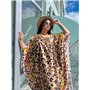 Розкішна шовкова довга леопардова сукня-туніка PLUS SIZE 918811111 Ghazel фото - Luxbikini