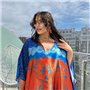 Розкішна шовкова довга сукня-туніка PLUS SIZE 918911111 Ghazel фото - Luxbikini