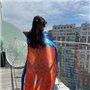 Розкішна шовкова довга сукня-туніка PLUS SIZE 918911111 Ghazel фото - Luxbikini