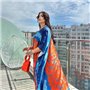Розкішна шовкова довга сукня-туніка PLUS SIZE 918911111 Ghazel фото - Luxbikini