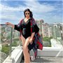 Розкішна шовкова довга туніка PLUS SIZE 919111111 Ghazel фото - Luxbikini