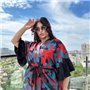 Розкішна шовкова довга туніка PLUS SIZE 919111111 Ghazel фото - Luxbikini