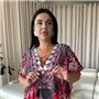 Легка максі сукня-туніка рожева PLUS SIZE для відпочинку 101031111 Ghazel фото - Luxbikini