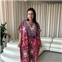 Легка максі сукня-туніка рожева PLUS SIZE для відпочинку 101031111 Ghazel фото - Luxbikini