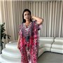 Легка максі сукня-туніка рожева PLUS SIZE для відпочинку 101031111 Ghazel фото - Luxbikini