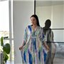 Довга легка сукня-туніка PLUS SIZE для відпочинку 124171111 Ghazel фото - Luxbikini