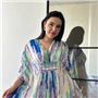 Довга легка сукня-туніка PLUS SIZE для відпочинку 124171111 Ghazel фото - Luxbikini
