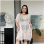 Пляжна бежева жіноча туніка PLUS SIZE 135701111 Ghazel фото - Luxbikini