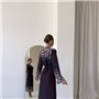 Чорна довга пляжна туніка з леопардовим принтом 128741111 Ghazel фото - Luxbikini