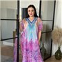 Довга сукня-туніка рожева PLUS SIZE 124751111 Ghazel фото - Luxbikini