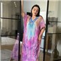 Довга сукня-туніка рожева PLUS SIZE 124751111 Ghazel фото - Luxbikini