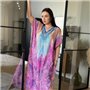 Довга сукня-туніка рожева PLUS SIZE 124751111 Ghazel фото - Luxbikini