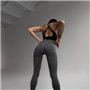Фітнес топ сірий з чашками 863611111 Ghazel фото - Luxbikini