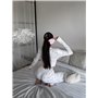 Піжама на гудзиках топ та штанці з квітками 1021-S  фото - Luxbikini
