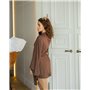 Жіночий костюм "Geneva" тканина льон Коричневий 5260 QC фото - Luxbikini