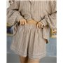Домашній костюм "Florence" тканина льон Бежевий 5243 QC фото - Luxbikini
