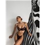Чорна спокуслива білизна в червоне сердечко 117521111 Ghazel фото - Luxbikini
