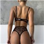 Спокусливий чорний боді з мереживом 112231111 Ghazel фото - Luxbikini
