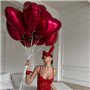 Червоний спокусливий боді з гартерами 121811111 Ghazel фото - Luxbikini