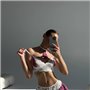 Еротичний костюм у рожеву клітинку 132731111 Ghazel фото - Luxbikini