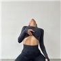 Ефектний фітнес костюм чорного кольору 837411111 Ghazel фото - Luxbikini