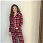 Фланелева зручна піжамка на ґудзиках в червону клітинку 107371111 Ghazel фото - Luxbikini
