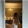 Білий спокусливий пеньюар сорочка з сіточки та мереживом 114671111 Ghazel фото - Luxbikini