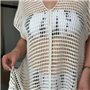 Пляжна туніка PLUS SIZE в сіточку 939711111 Ghazel фото - Luxbikini