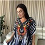 Розкішна легка максі сукня-туніка PLUS SIZE для відпочинку 101051111 Ghazel фото - Luxbikini