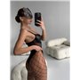 Шкіряне еротичне боді з акцентами 218/57-S Domino фото - Luxbikini