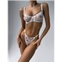 Ніжний комплект білизни з квітковим принтом 303/129-S Domino фото - Luxbikini