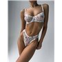 Ніжний комплект білизни з квітковим принтом 303/129-S Domino фото - Luxbikini