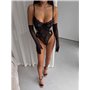 Жіноче еротичне боді з мереживом 536/102-S Domino фото - Luxbikini
