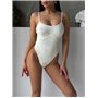 Суцільний купальник з пірсінгом 2971/99-S Domino фото - Luxbikini